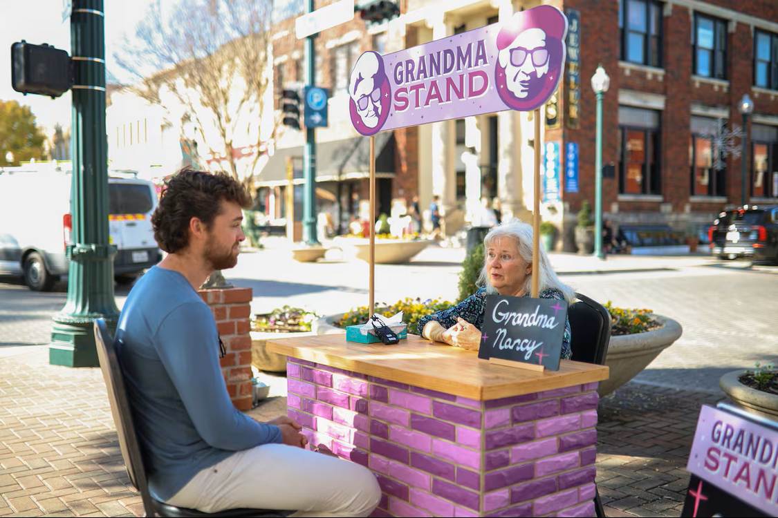 Forget a Lemonade Stand - We're All About a Grandma Stand!